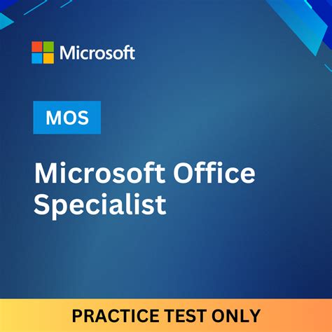 microsoft office specialist practice exams